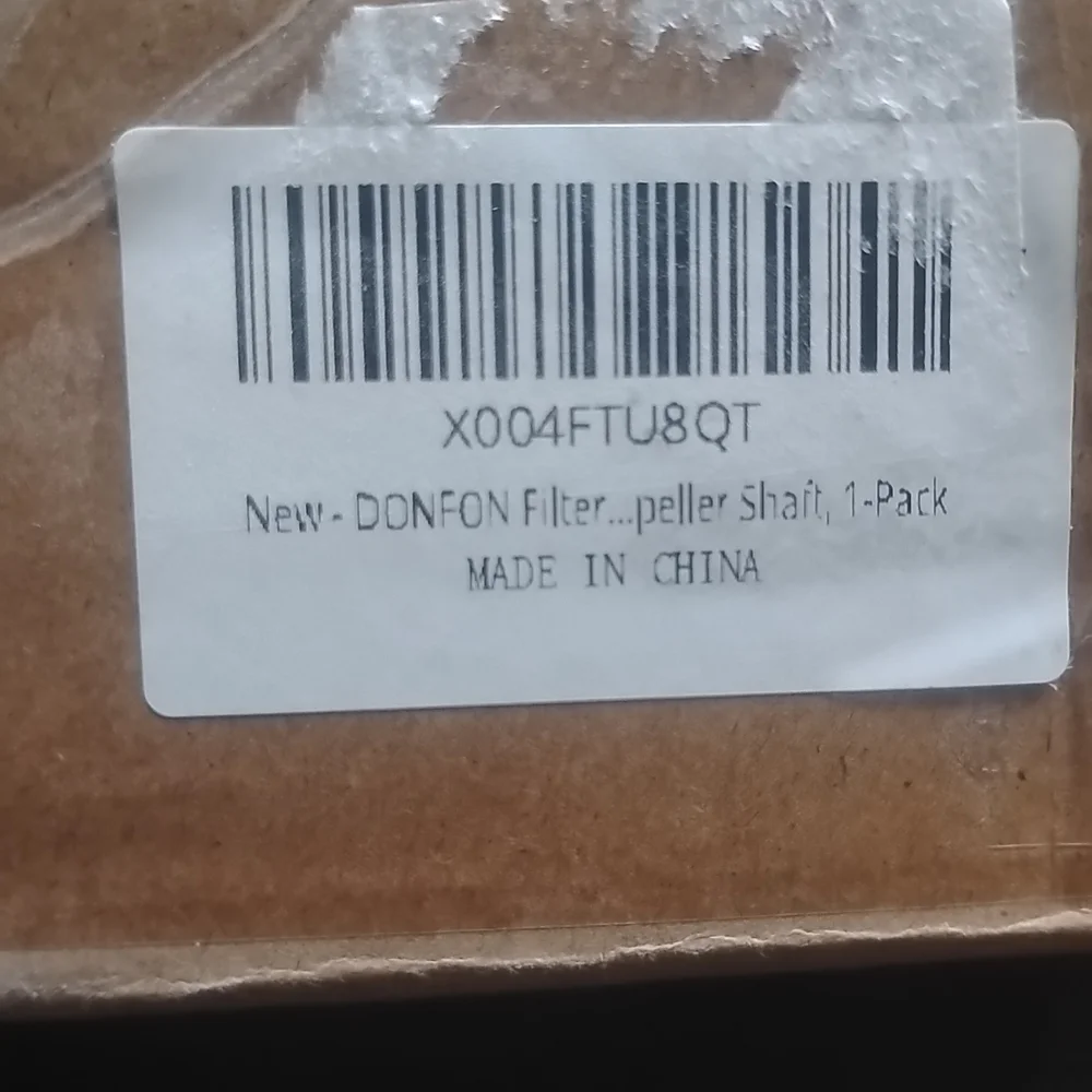 Premium Filter inPeller Shaft, Yellow and Black
